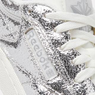 Women's Reebok Club C 85 "Silver Metallic" (SKU: 100271719). Photo via Reebok.