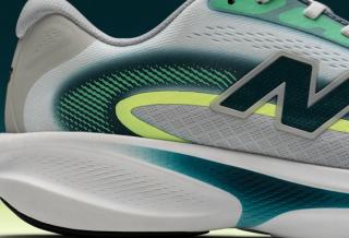All-new New Balance Ellipse running shoe in its debut "Medusa Green" color scheme.