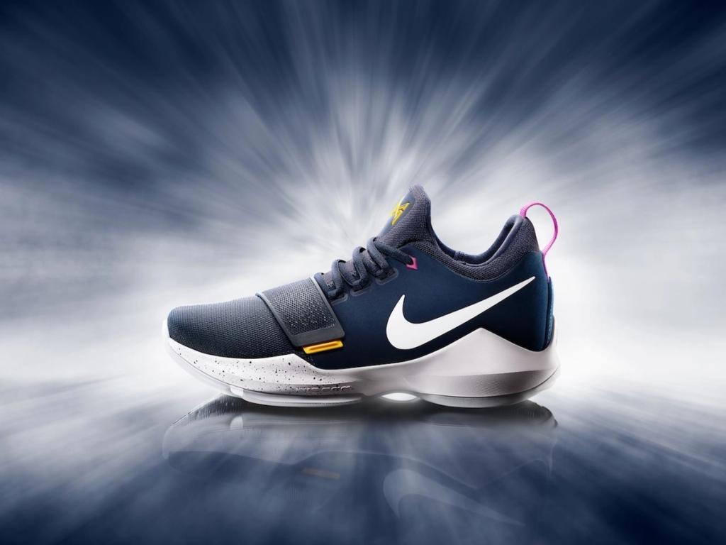 Nike PG 1 "Ferocity" in black and red colorway, Paul George's signature basketball shoe model