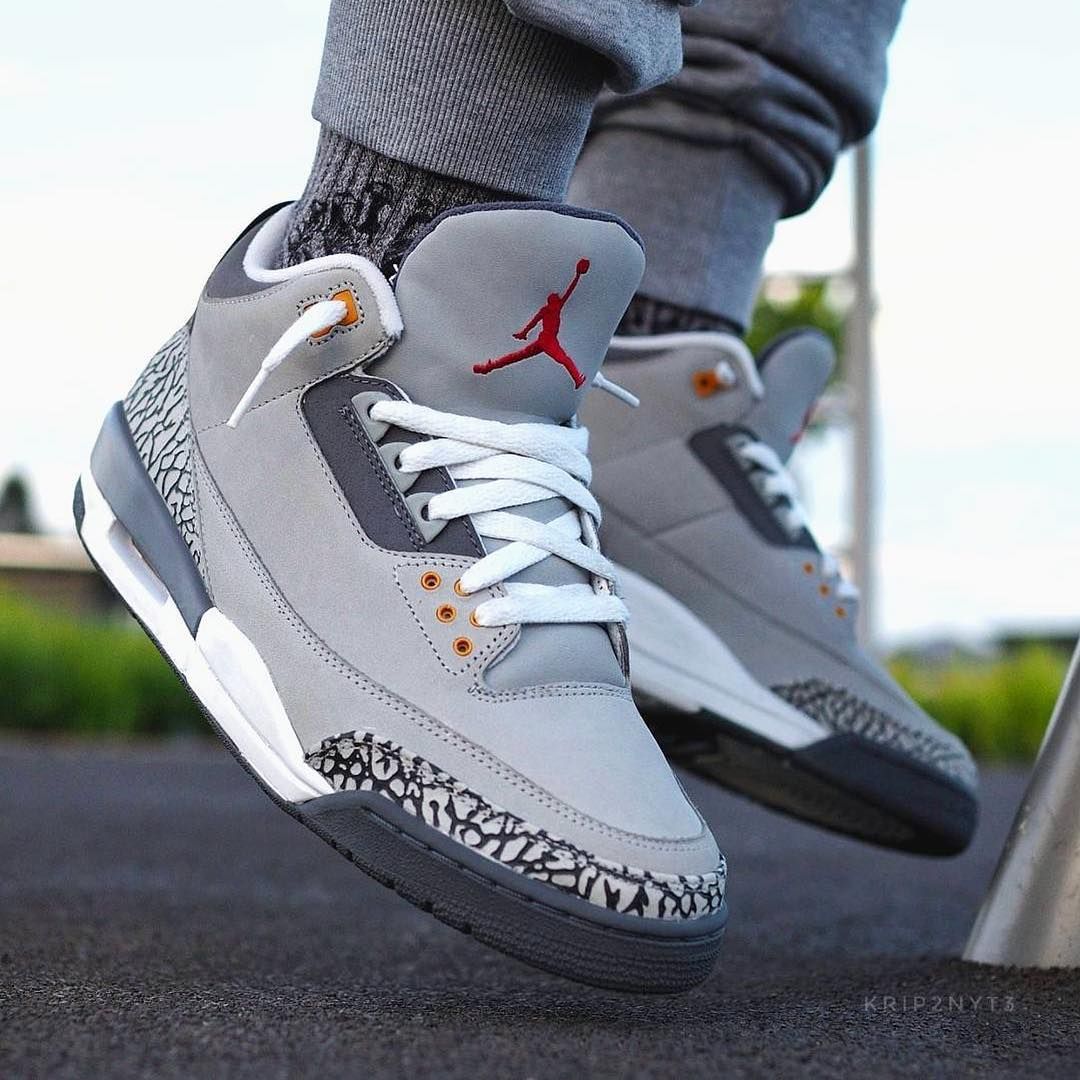 Cool grey jordan 3 hotsell