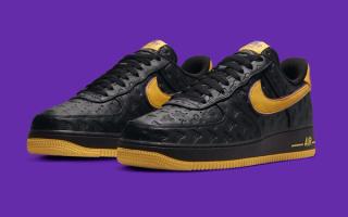 Official Images // Nike Air Force 1 Low Kobe Bryant "Black"