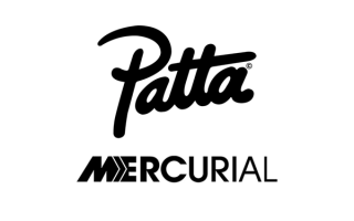 Logo luck-up for Patta x Nike Mercurial Football collaboration.