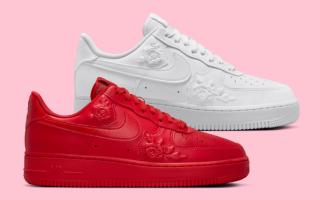 The Nike Air Force 1 Low "Roses" Pack to Release for Valentine's Day