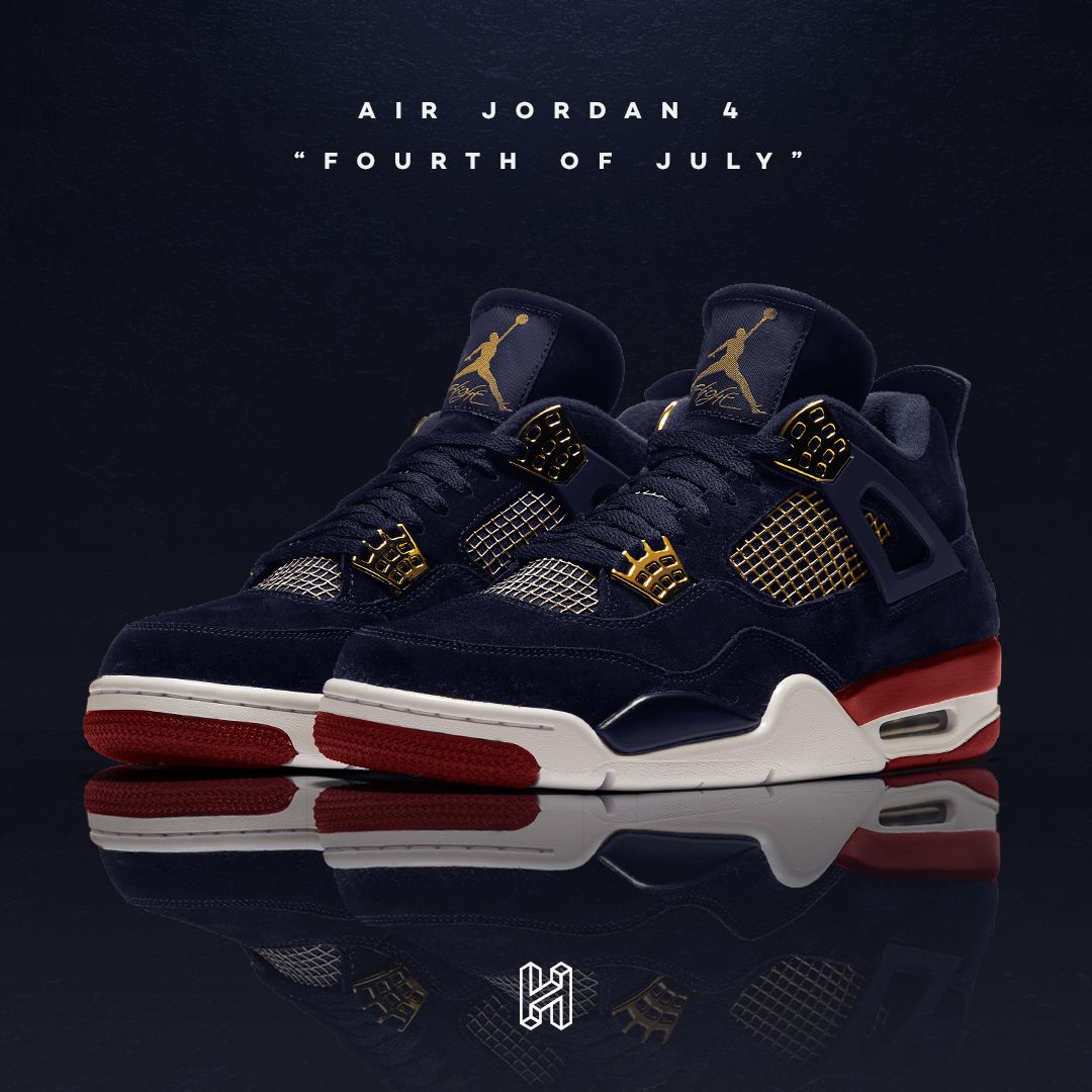 Concept Lab Air Jordan 4 Fourth of July House of Heat