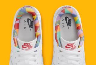 Multi-Color Patterns Line this Kids-Exclusive Air Force 1 Low