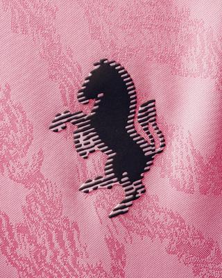 Juventus 26/27 Away Jersey in a "True Pink" color. Photo via adidas.