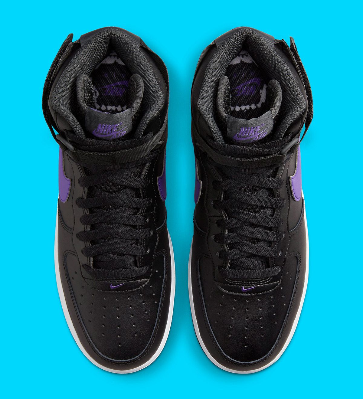 Nike Air Force 1 High “Hoops” Appears in Black and Purple