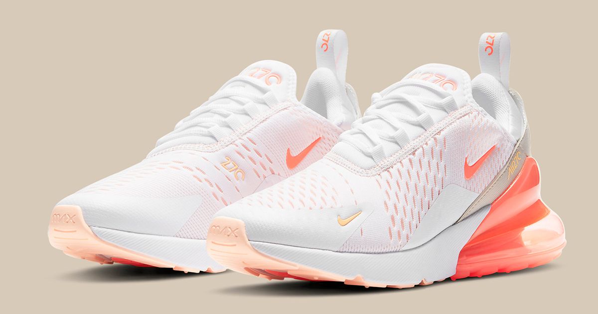 Nike Air Max 270 Appears in White and Orange Arrangement | House of Heat°