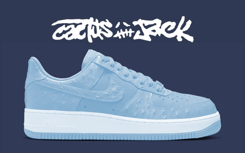 Travis Scott x Nike Air Force 1 Low Ice Blue JF7727-400