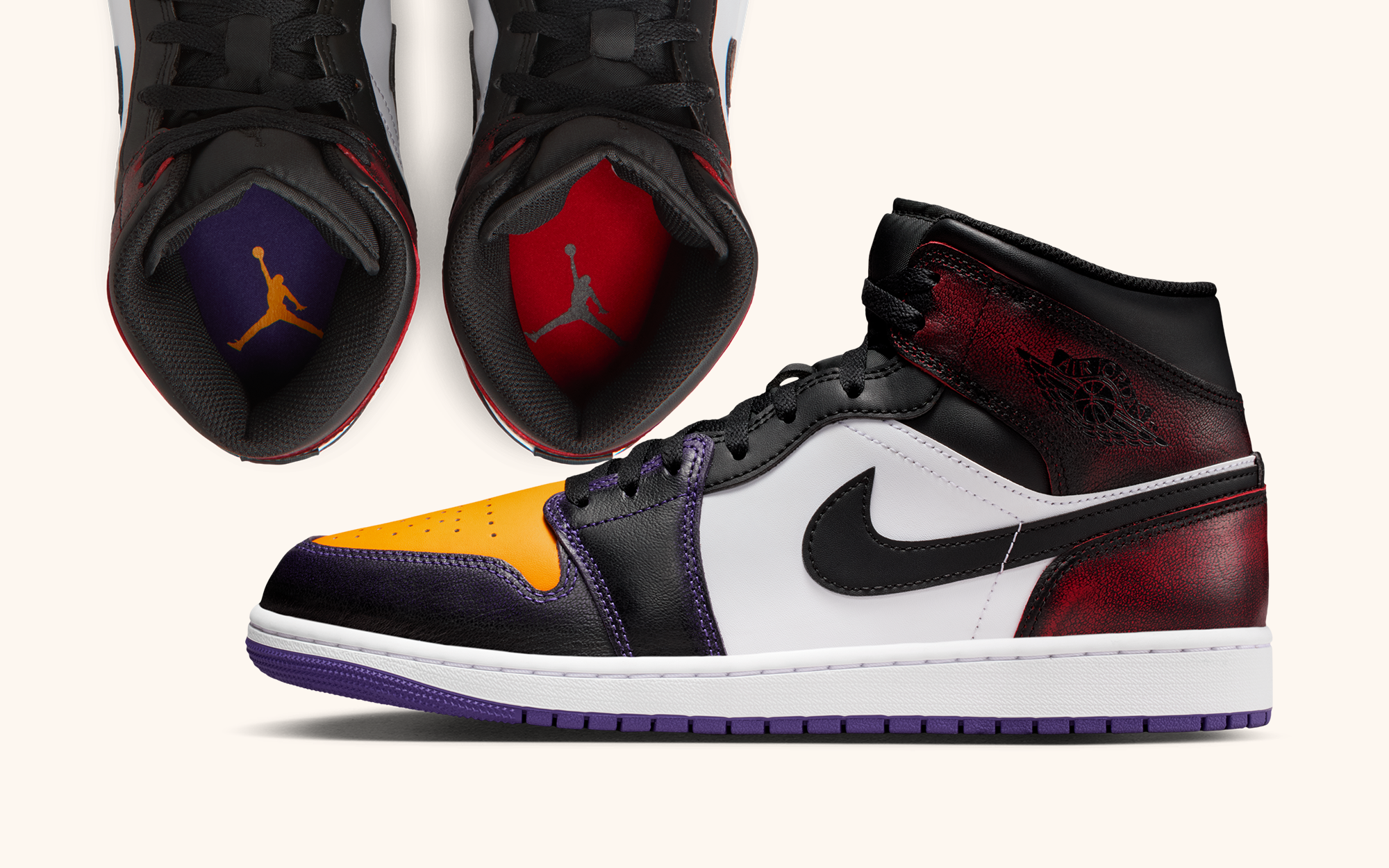 la to chicago jordan 1 change color