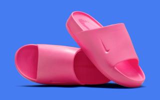 The Nike Calm Slide Appears in Pink