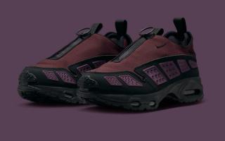 Women's Nike Air Max SNDR GORE-TEX "Burgundy Crush" release.
