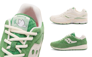 Saucony ProGrid Omni 9 and Shadow 6000 "Olive Tree" collaboration with END. Clothing.