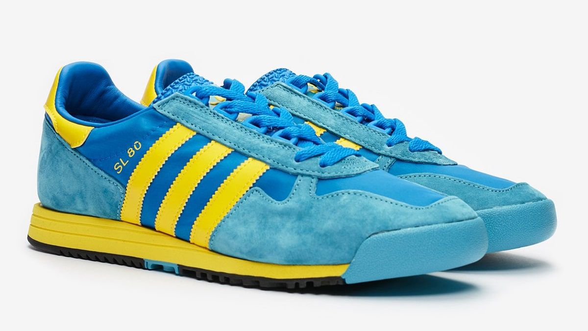 Adidas sl80 2025 blue yellow