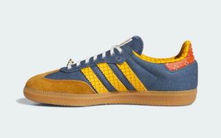 Disney & Pixar's Toy Story x adidas Samba "Woody" (SKU: LA3985). Photo via adidas.