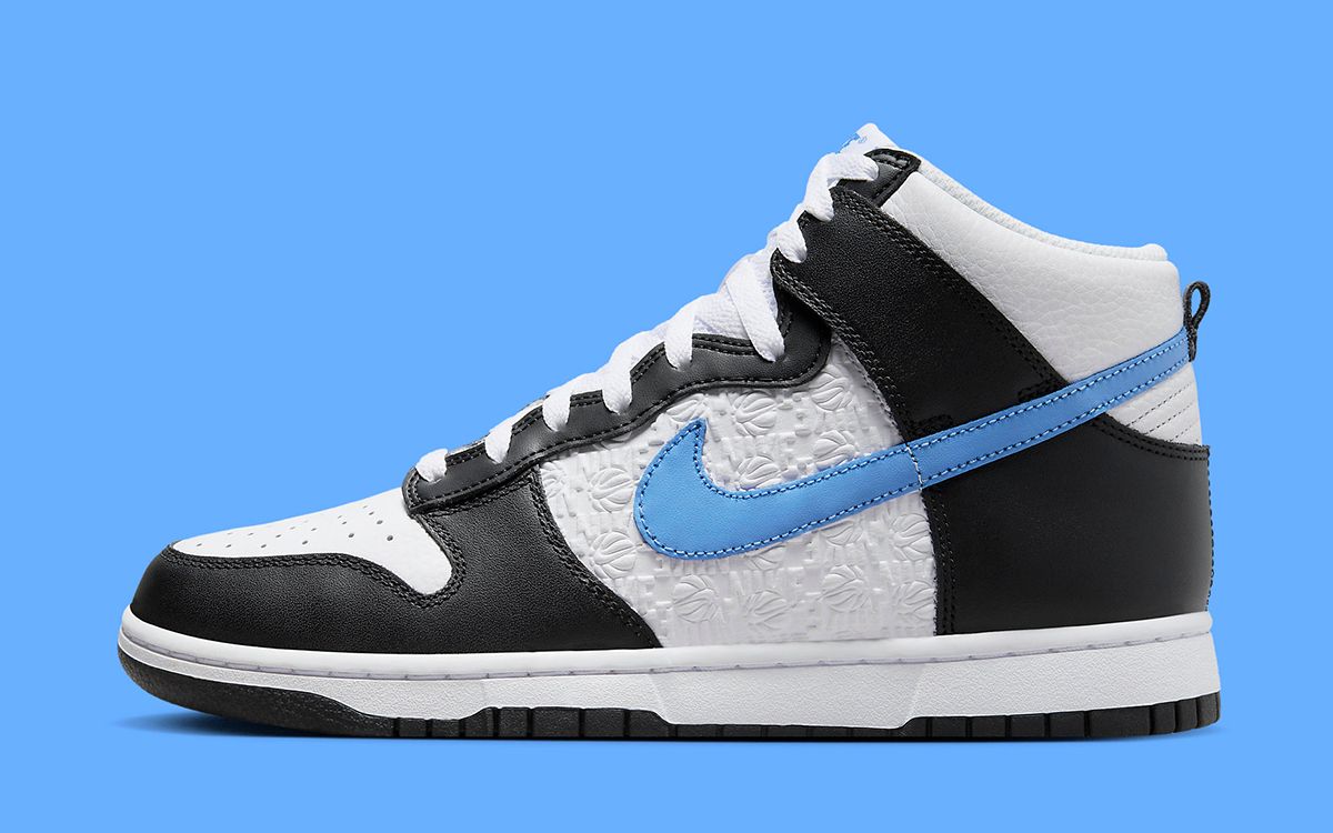 Blue black shop white nike