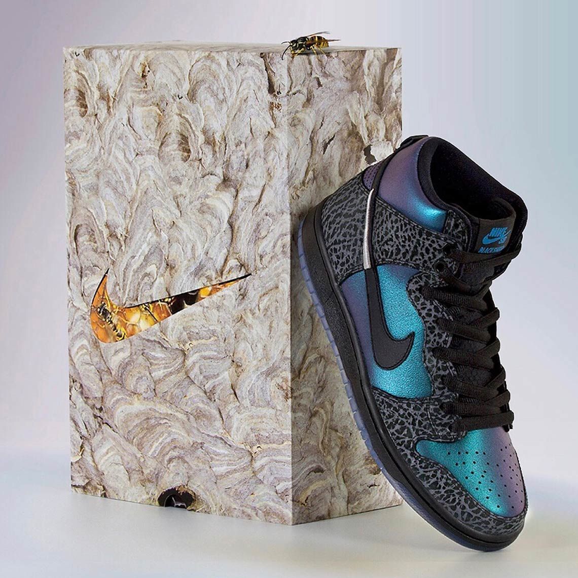 Black Sheep Reveals Exclusive Packaging For The Nike SB Dunk “Black Hornet”  | House of Heat°