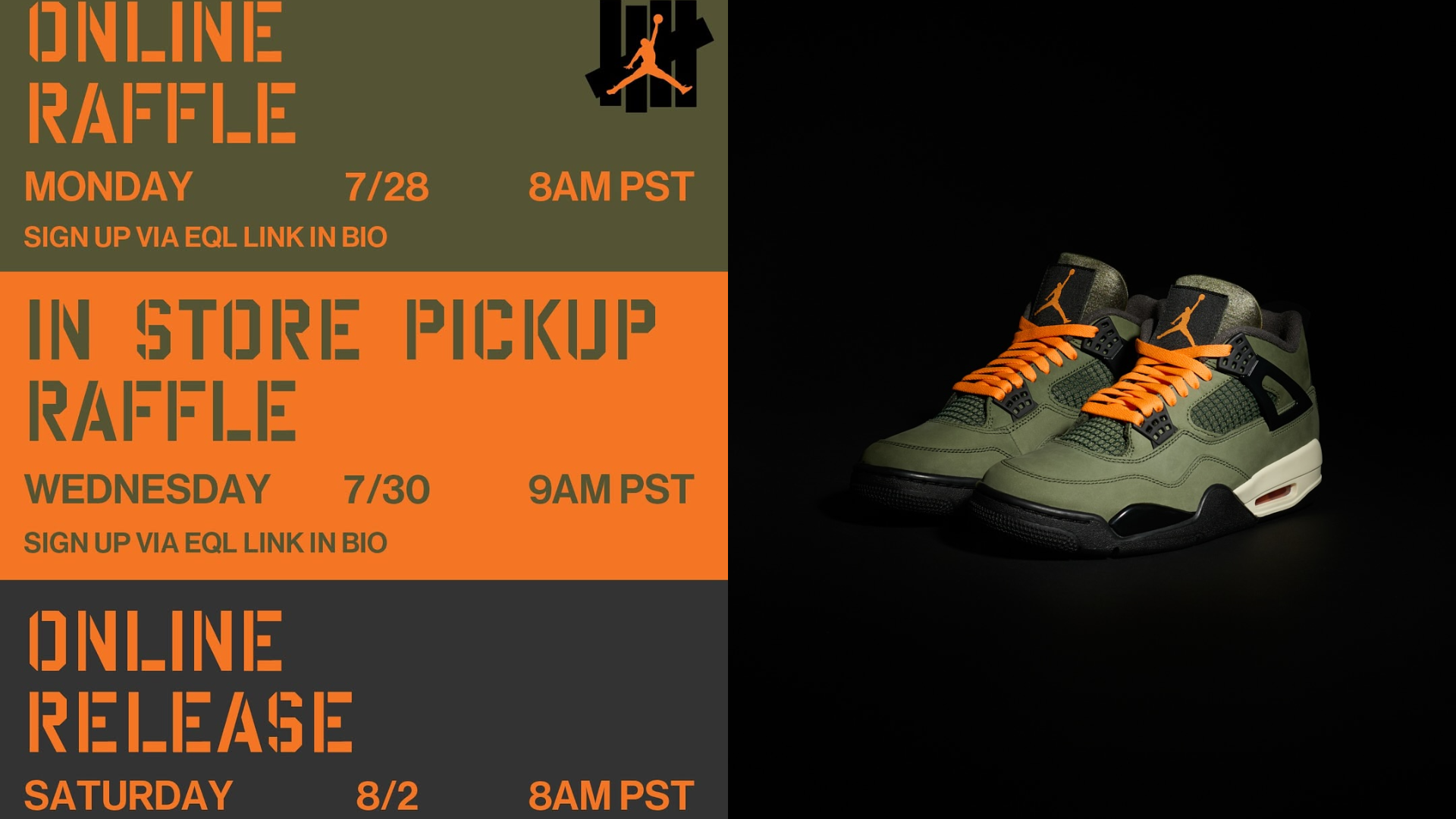 NIKE AIR JORDAN4×UNDEFEATED UNDEFEATED x Air Jordan 4 2025 IB1519-200 Release Date