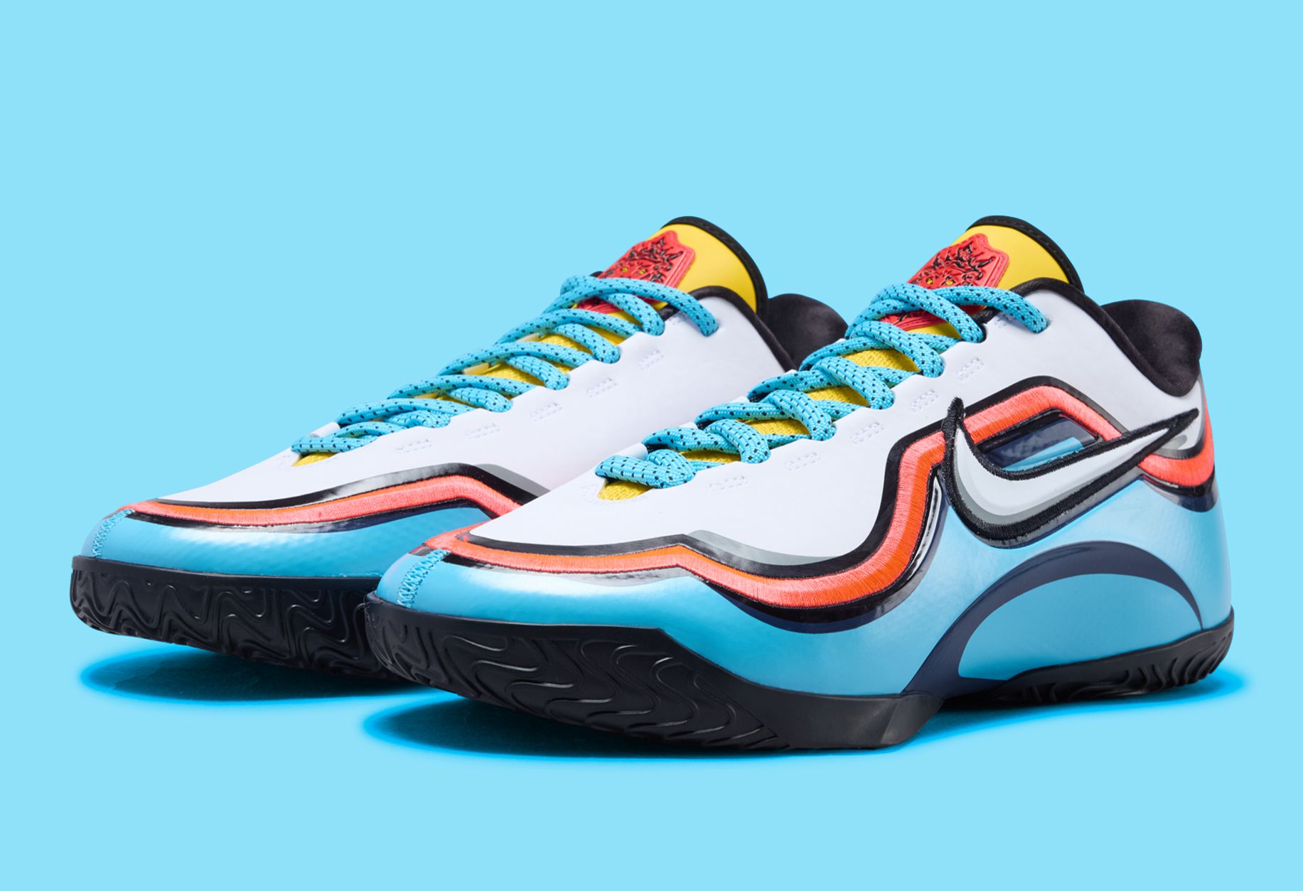 Nike LeBron 23 "Stewie" basketball sneaker inspired by the Family Guy character.
