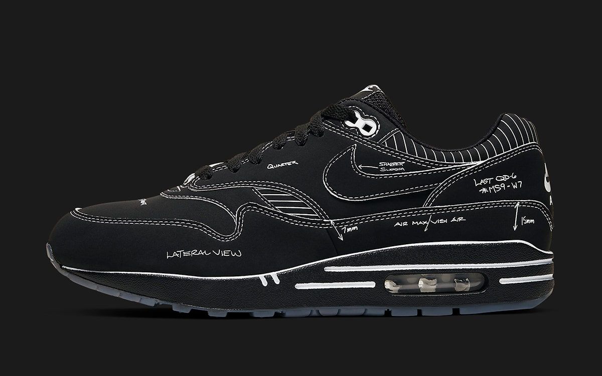Nike Air Max 1 Tinker “Black Schematic” Releases August 9th