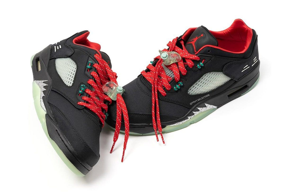 最低価格未使用新品Clot x Air Jordan 5 Low “Jade” 29cm 靴