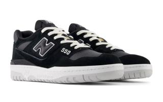 The New Balance 550 is Available Now in Black Suede