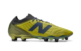 Stone Island x New Balance Tekela Elite Low FG v5 heat-reactive football boots.