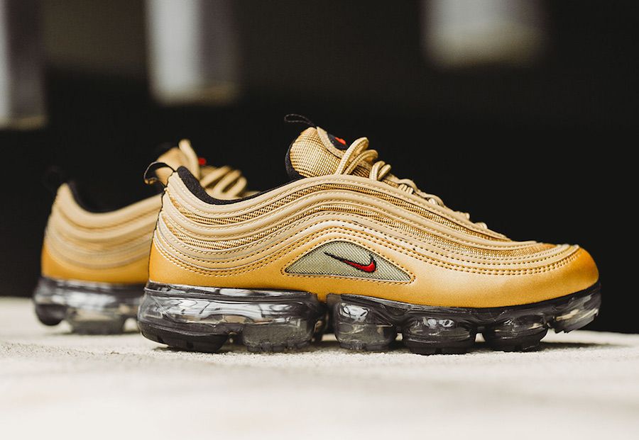 NIKE AIR VAPORMAX 97 メタリックゴールド 27cm 美品 Nike Air VaporMax 97 