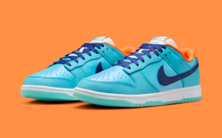 The Nike Dunk Low Appears in "Baltic Blue" and "Total Orange"