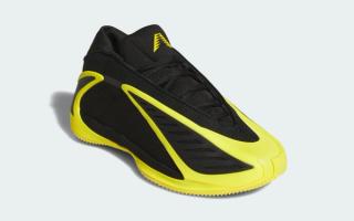 anthony edwards adidas ae 2 black yellow kk0173 2