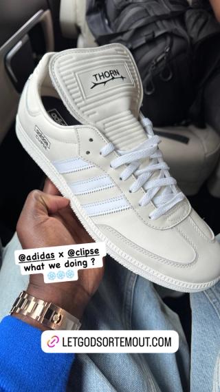 Clipse x Adidas Samba LT.