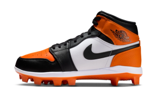 Air Jordan 1 "Shattered Backboard" MCS Baseball Cleats.