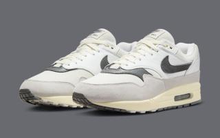 The Nike Air Max 1 Surfaces in a Greyscale and Sail Scheme