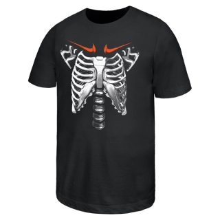 Ja'Marr Chase Big Kids' Nike U.S. Football "Skeleton" T-Shirt (SKU: B11377P481NKFB-BLK). Photo via Nike.