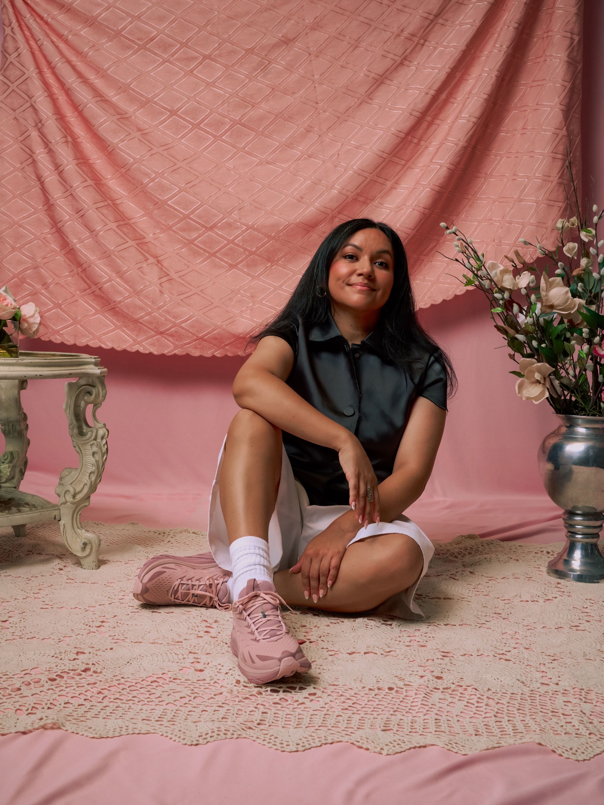 Rachel Gomez of Viva La Bonita x HOKA. Photo via Shoe Palace.