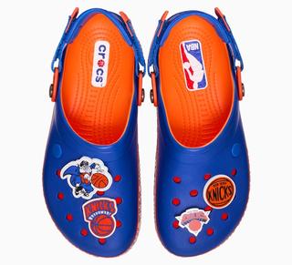 NBA x Crocs Crocband™ Clog "New York Knicks" (SKU: 212802-90H). Photo via Crocs.