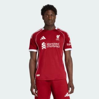 Liverpool FC 25/26 Home Authentic Short Sleeve Jersey by Adidas.