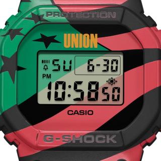 UNION x Casio G-SHOCK DW-5600RBG. Photo via Casio.
