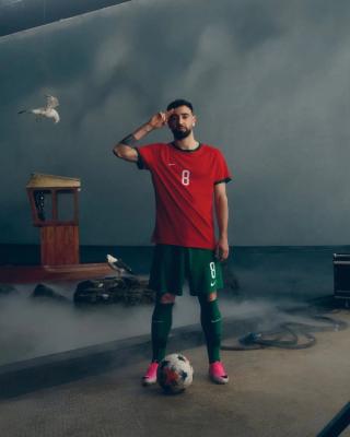 Bruno Fernandes wearing the "Breakout" Nike Mercurial Vapor 17. Photo via Bruno Fernandes.