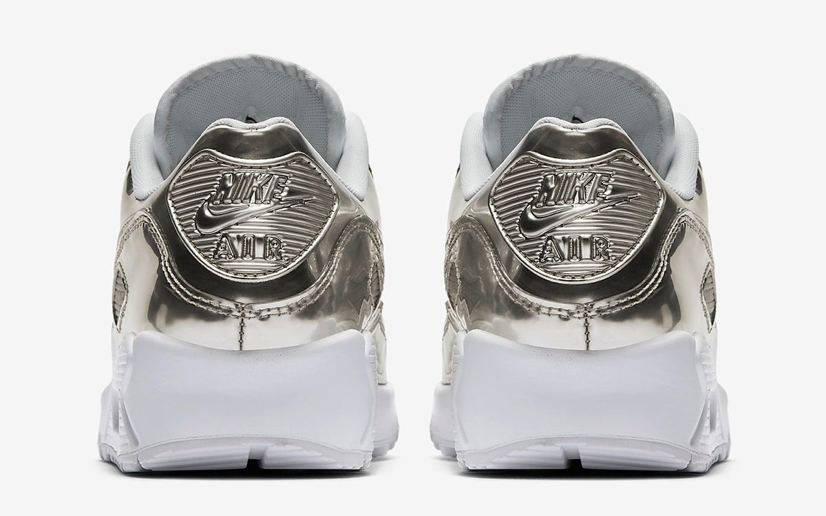 nike air max 90 sp metallic silver