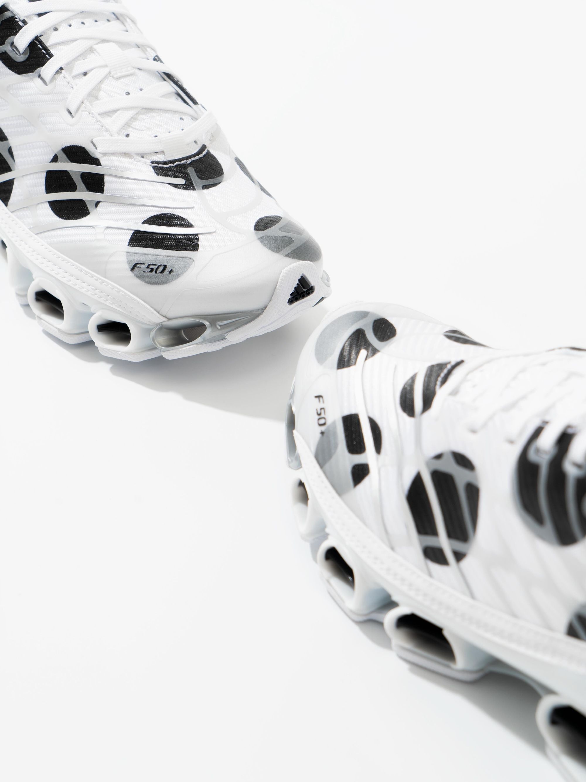 One Locale x adidas F50+ Megaride "Polka Dot" Pack (White, SKU: KH8602). Photo via @tenyeee on Instagram.