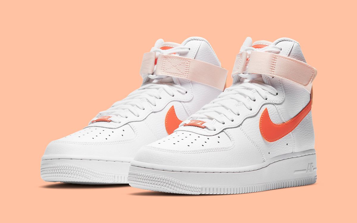 Air force 1 deals high orange