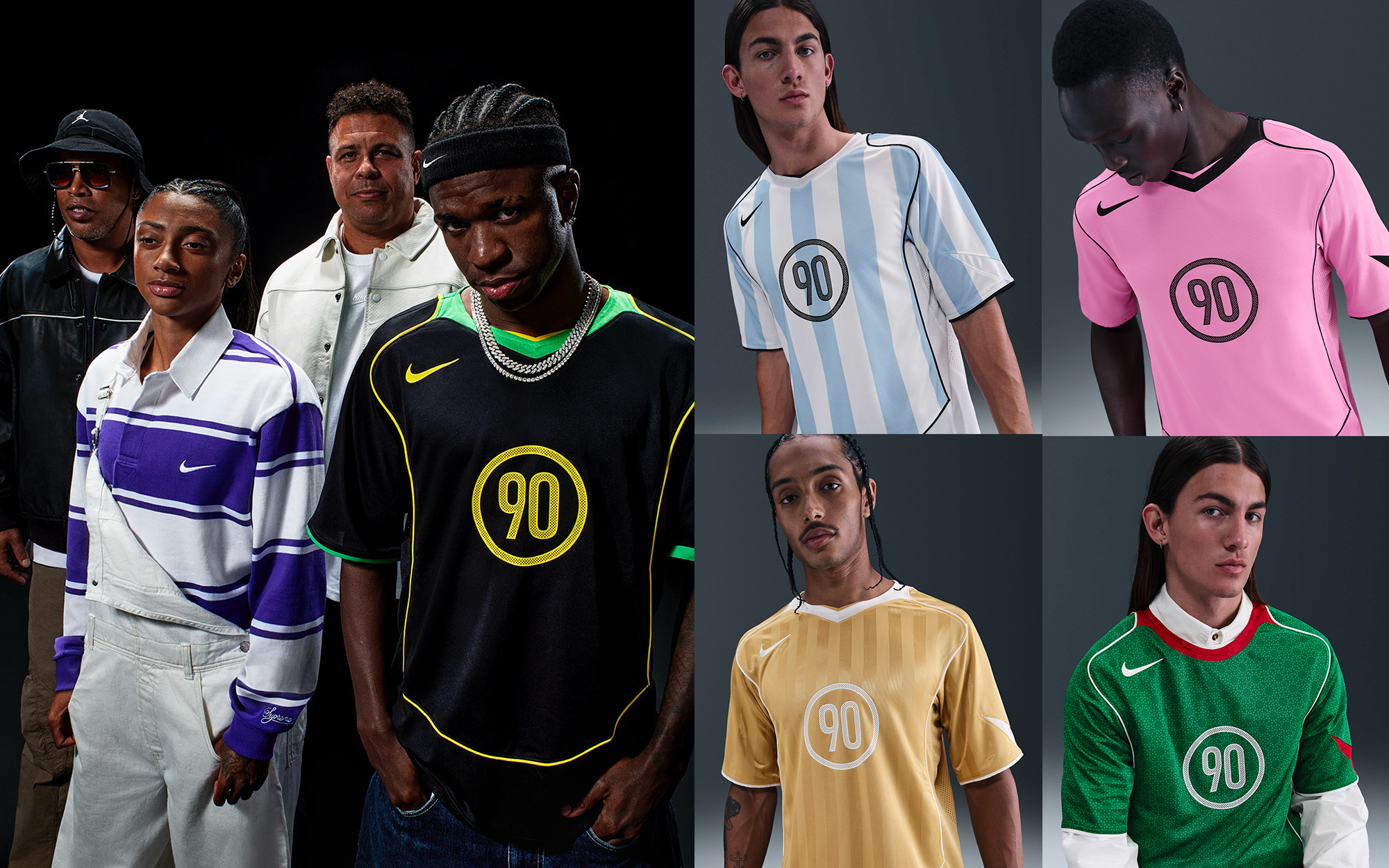 Nike's Total 90 Jersey Collection Remembers the Early 2000s