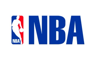 NBA logo in a red, white, and blue color scheme.