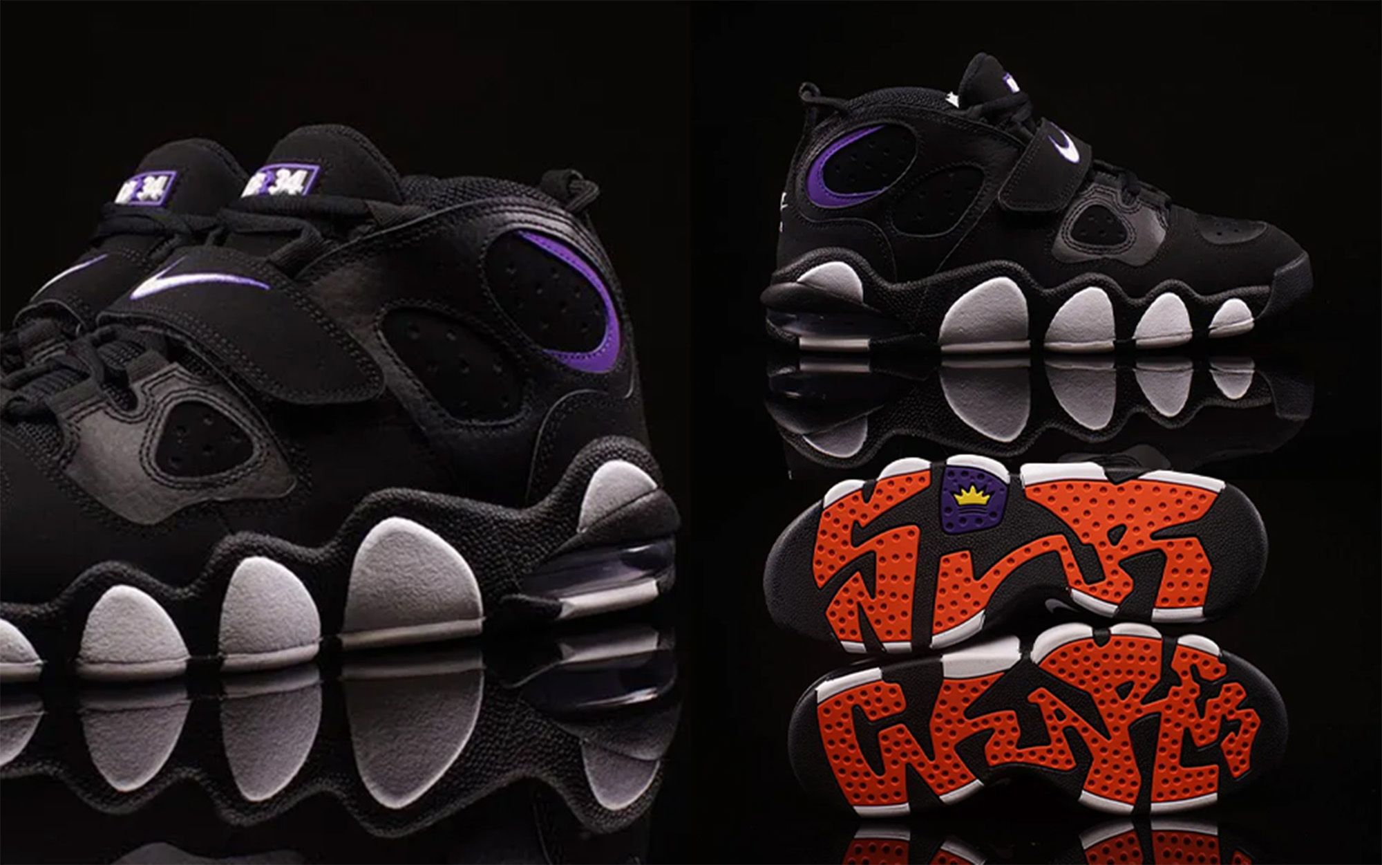 The Nike Air Max2 CB '94 “Black Purple” is