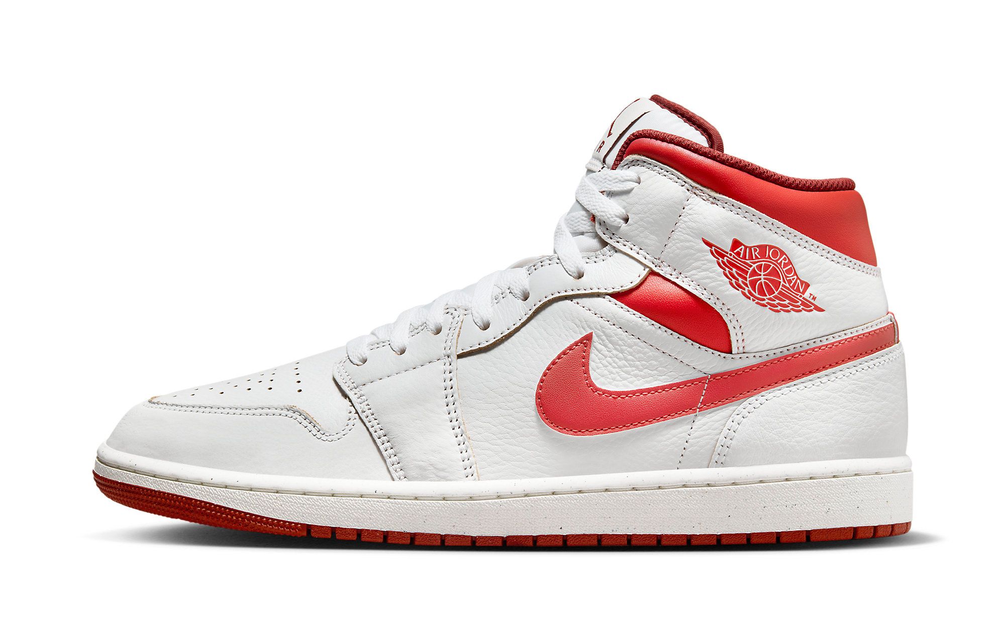 Aj 1 mid white sales red