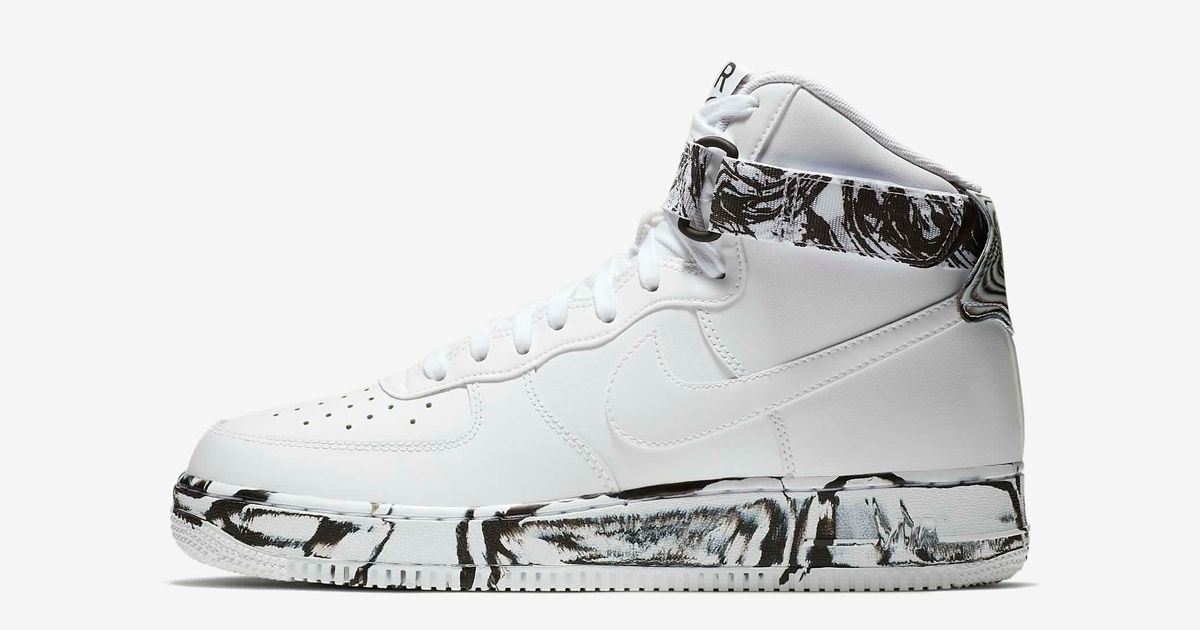 Available now // Nike Air Force 1 High ‘Marble’ | House of Heat°