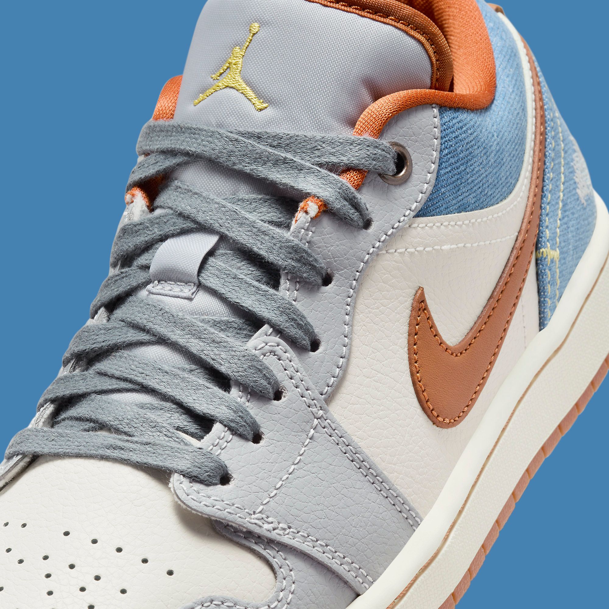 This Denim-Clad Air Jordan 1 Low is Available Now | House of Heat°