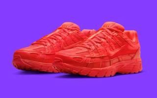 Bold 'Bright Crimson' Animates the Nike P-6000