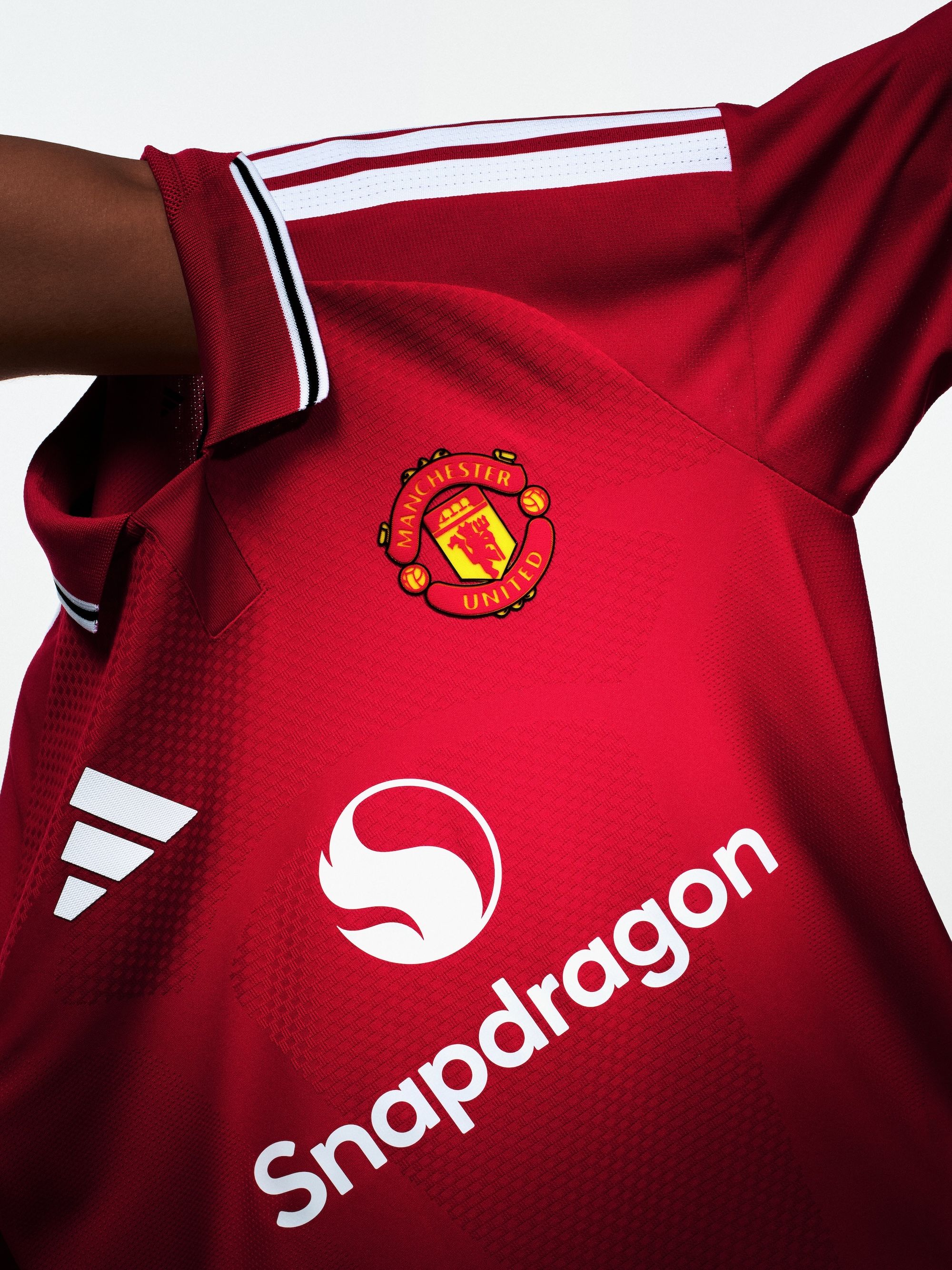 Manchester United 26/27 Home Jersey. Photo via adidas.